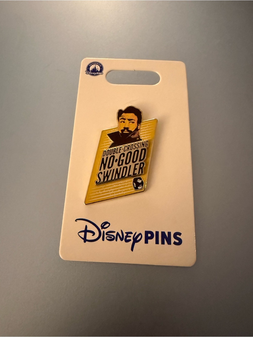 Disney Yellow 'No-Good Swindler' Enamel Pin Star Wars